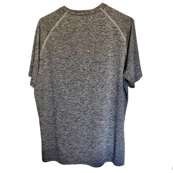 UNDER ARMOUR Heat gear  shirt Loose Fit Activewear Athletic Blue Gray Mens Large - Picture 8 of 12